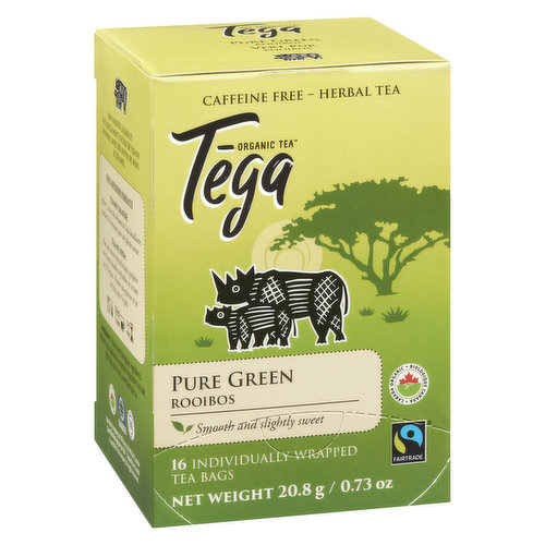 Tega - Organic Tea - Pure Green Rooibos