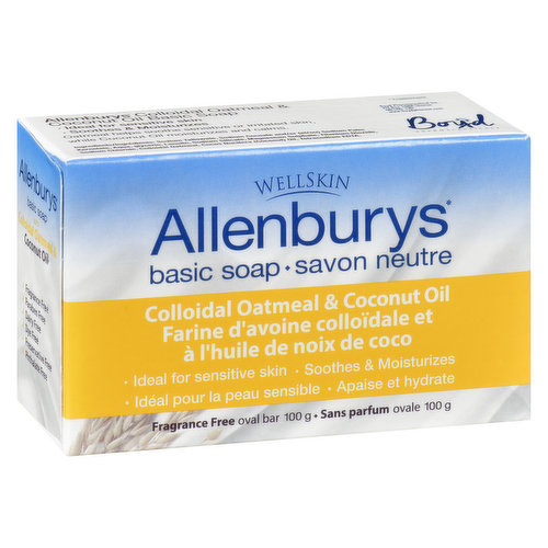 Allenburys - Basic Soap - Colloidal Oatmeal & Coconut Oil