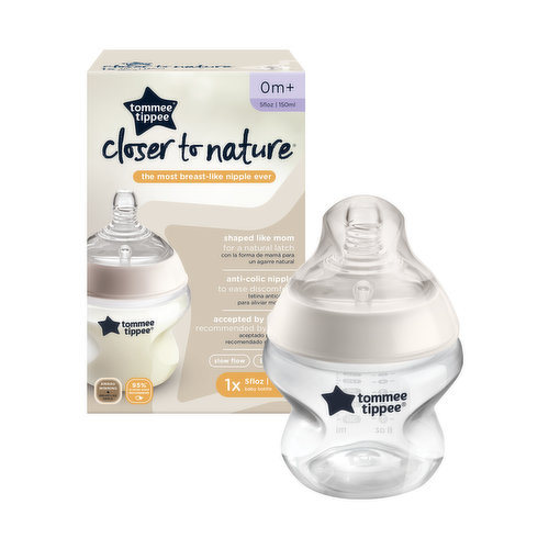 Tommee Tippee - Closer To Nature Baby Bottle, 5Oz