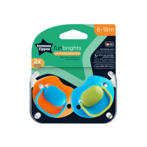 Tommee Tippee - Funbrights Pacifiers