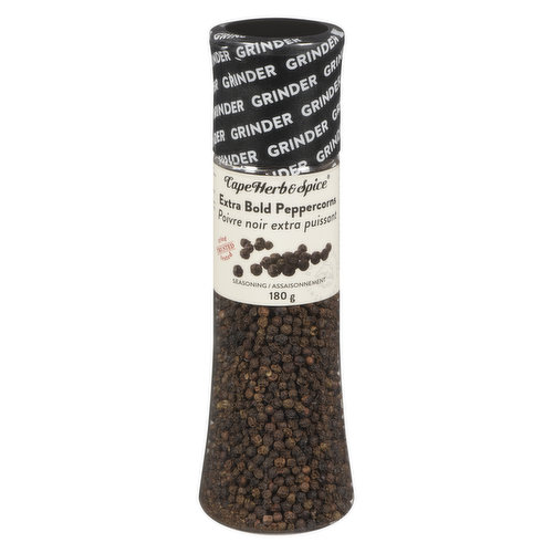 Cape Herb And Spice - Extra Bold Peppercorns With Grinder