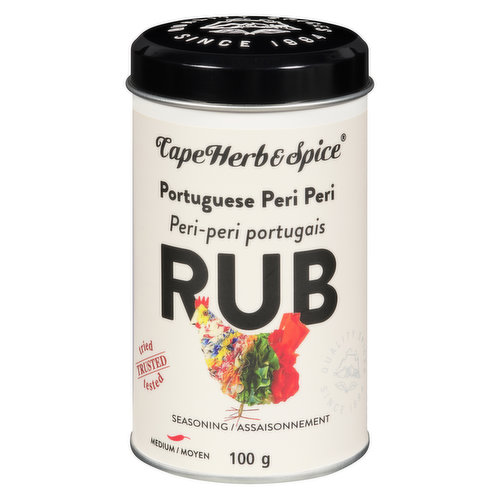 Cape Herb And Spice - Rub Seasoning - Portuguese Peri Peri
