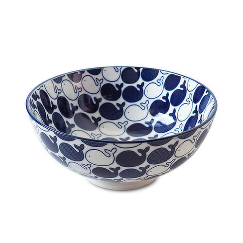 EMF - Whale Porcelain Noodle Bowl 8 inch