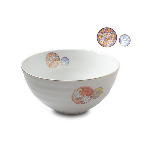 EMF - Floral Porcelain Bowl 8 inch