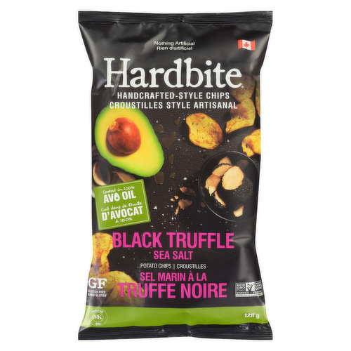 Hard Bite - Black Truffle Sea Salt Avocado Oil Potato Chips