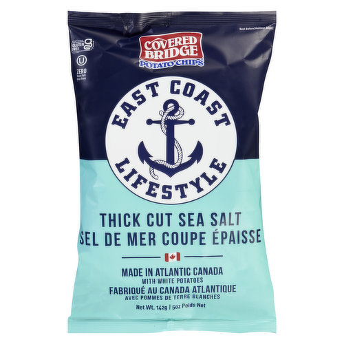 Covered Bridge - Sea Salt Thick Cut Potato Chips