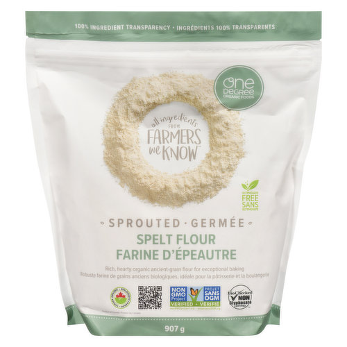 One Degree Organic - Flour Sprouted Spelt