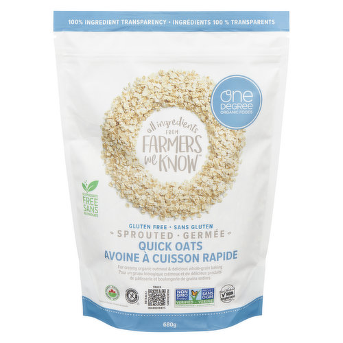 One Degree Organic - Sprouted Oats Quick