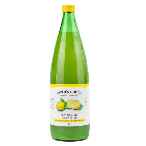 Earths Choice - Lemon Juice Organic