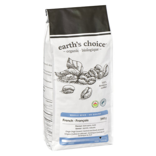 Earths Choice - Whole Bean French Organic