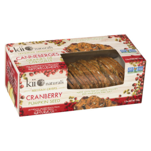 Kii Naturals Cranberry Pumpkin Seed Crisp