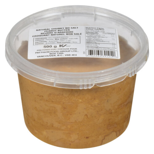 Save-On-Foods - Peanut Butter, Natural Chunky Unsalted, Bulk