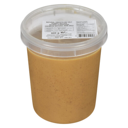 Save-On-Foods - Peanut Butter - Natural Smooth & Unsalted