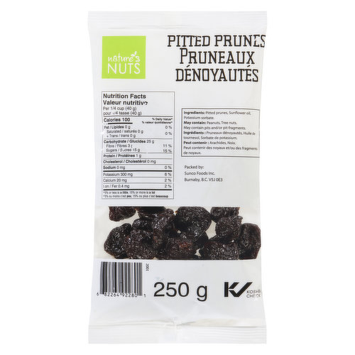 Nature's Nuts - Pitted Prunes