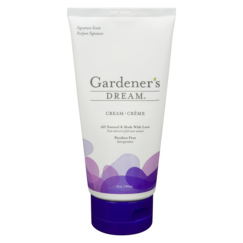 Paraben Free Cream - Gardeners Dream Cream