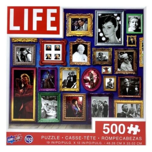 Sure Lox - Life Famous Faces Puzzle 500pc