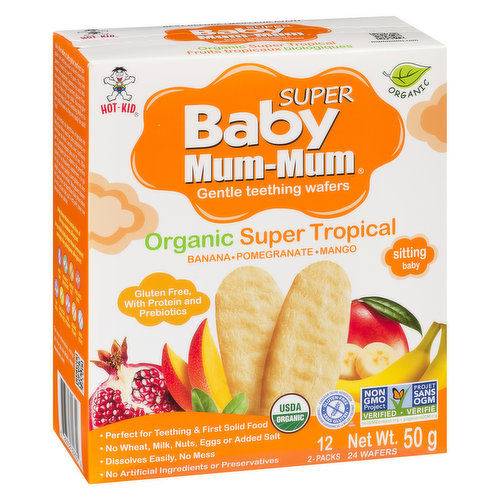 Baby Gourmet Puffies Quinoa and Lentil Puff Snacks - Cheesy Broccoli - 42g