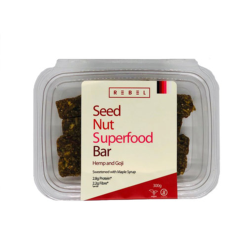 Rebel Foods - Bar Seed Nut Hemp Goji