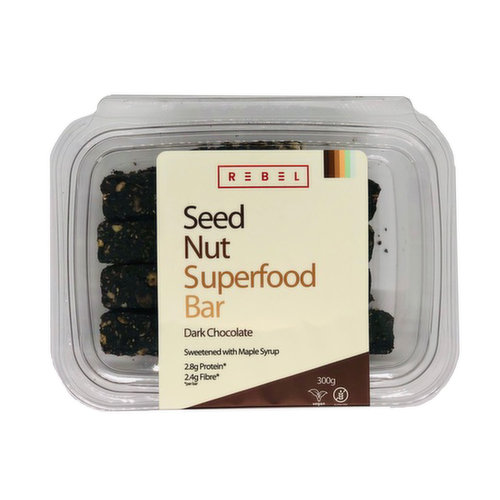 Rebel Foods - Bar Seed Nut Dark Chocolate