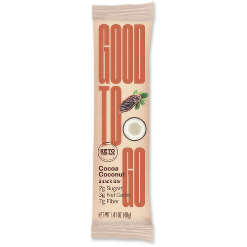 Good To Go - Nutritional Bar - Cocoa Coconut Keto Bar