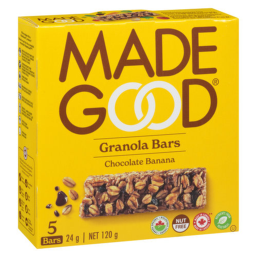 A flavor combination for the ages. Chocolate plus banana is always a winner & when you mix in gluten-free oats you create a snack that everyone loves, especially kids. Free from nuts & safe for schools, gluten free, organinc. Nutrients from vegetables. Non-GMO, vegan friendly & kosher.