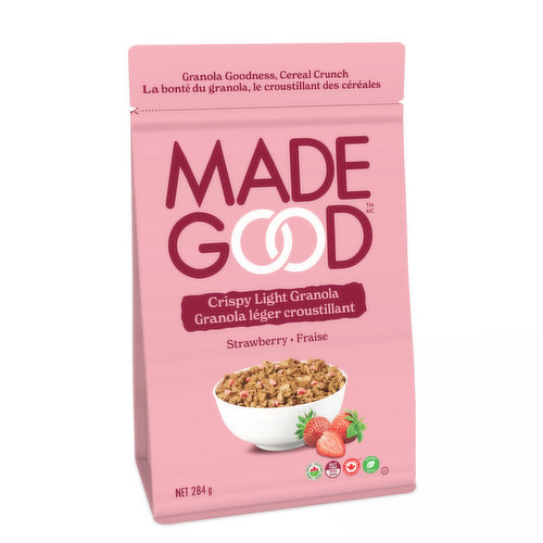 Made Good - Crispy Light Granola - Strawberry