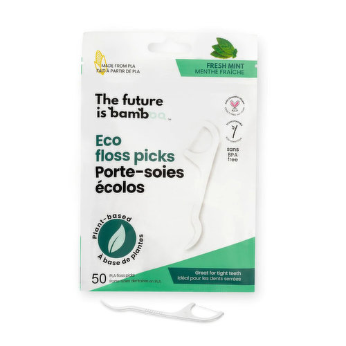 Future Is Bamboo - Eco Floss Picks Fresh Mint