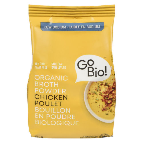 Gobio - Low Sodium Chicken Broth Powder