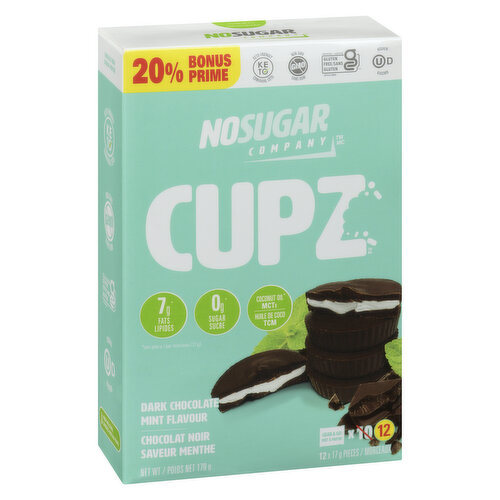 No Sugar Keto - Bomb Dark Chocolate Mint