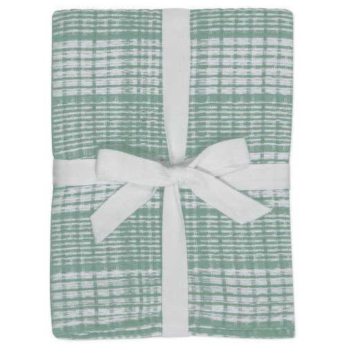 S&Co Home - Sage Green Woven Kitchen Towel
