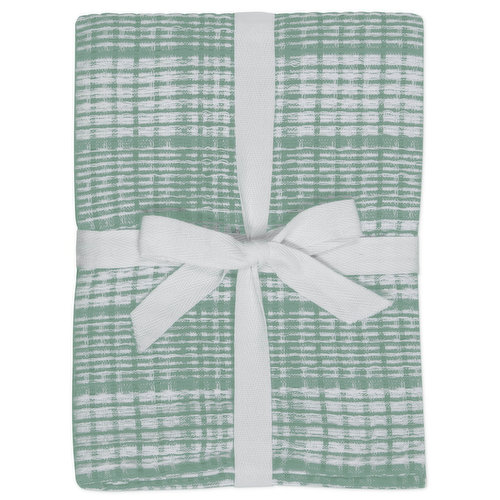 Set of 2 / THICK Gauze Kitchen TOWELS / Hand Towel 16X26 / 