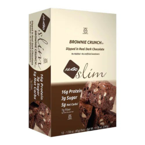 Nugo - Slim Brown Crunch Bar Gluten Free