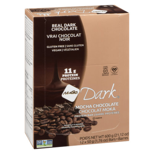 Nugo - Dark Mocha Chocolate Bar