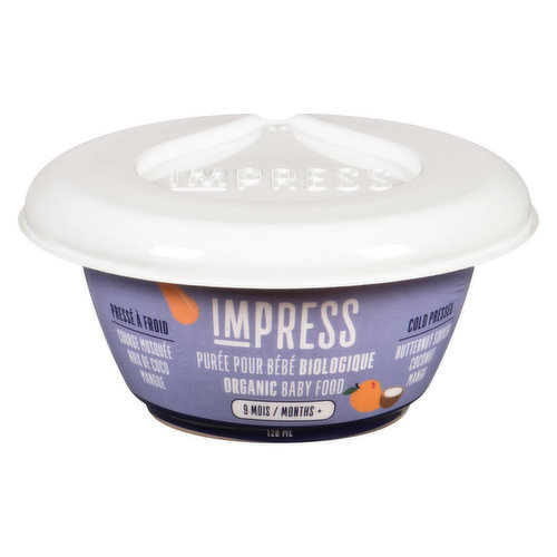 Impress - Butternut Squash Coconut Mango Baby Food Organic