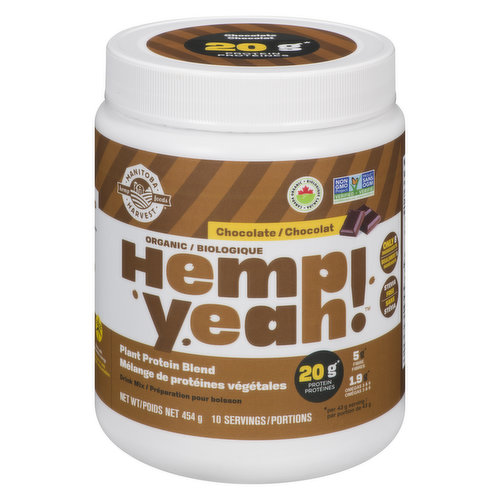 Manitoba Harvest - Hemp Yeah! Protein Powder Chocolate