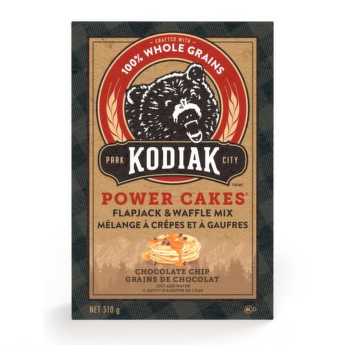 Kodiak Cakes - Power Cakes, Chocolate Chip Flapjacks & Waffle Mix