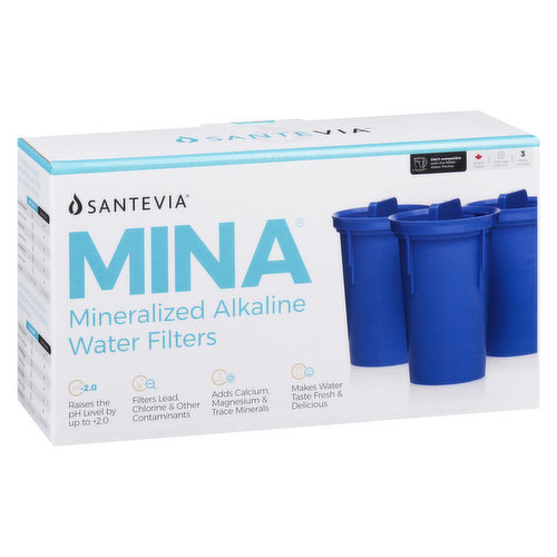 Santevia - Mina Alkaline Pitcher Filter Replacement