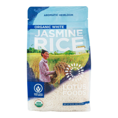 Lotus Foods - Rice White Jasmine Organic