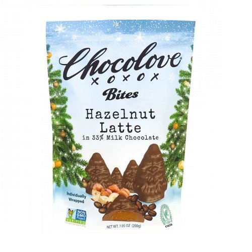 Chocolove - Milk Chocolate Hazelnut Latte Trees