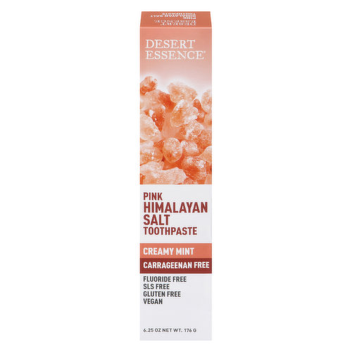 Desert Essence - Pink Himalayan Salt Toothpaste Creamy Mint