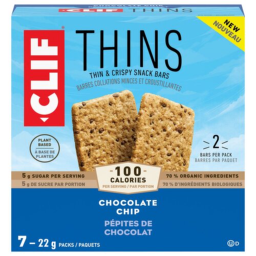 Clif - Thins - Chocolate Chip Thin & Crispy Bars