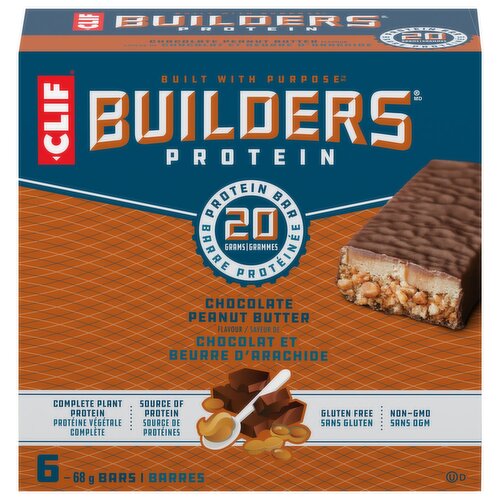 Clif - Builder's Protein Bars - Chocolate Peanut Butter