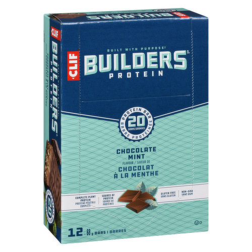 Clif - Builder's Protein Bars - Chocolate Mint