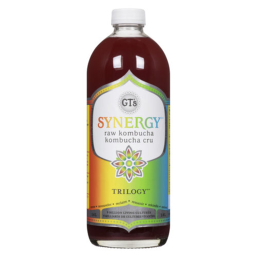 GT's - Synergy Raw Kombucha - Trilogy Organic