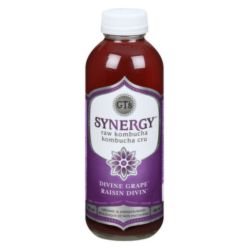 GT's - Synergy Raw Kombucha Divine Grape