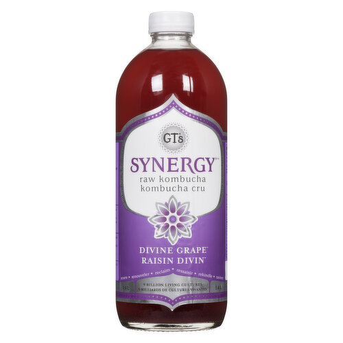 GT's - Synergy Raw Kombucha Divine Grape