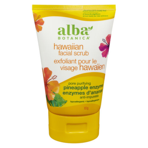 Alba Botanica - Alba Hawaiian Facial Scrub Pineapple Ez