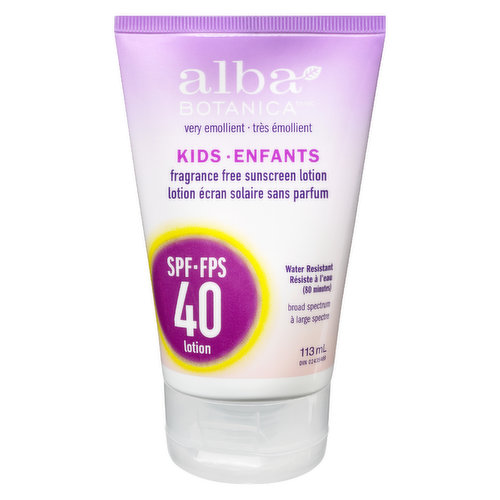 Alba Botanica - Kids Sunscreen SPF 40