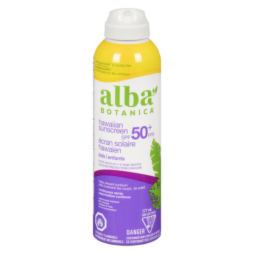 Alba Botanica - Alba Kids Sunscreen Spray SPF 50+