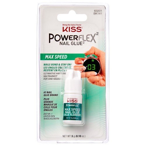 Max Speed Nail Glue, #1 Nail Glue Brand with patented PowerFlex technology dries in 3 seconds! Extended nozzle tip for precision placement of glue. Flex formula has ultra hold and dries instantly. Nails bond and stay on!